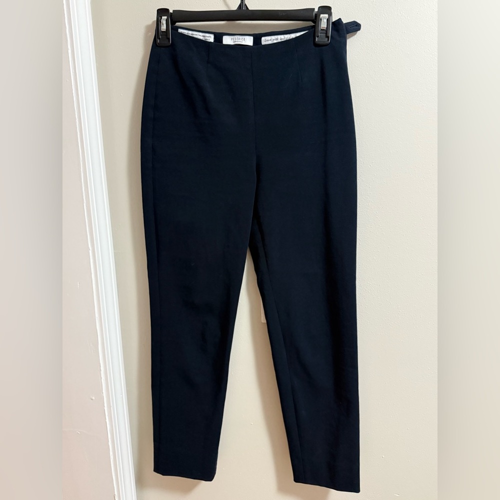 Peserico Cigarette Cropped Pants Navy Size 38/XS